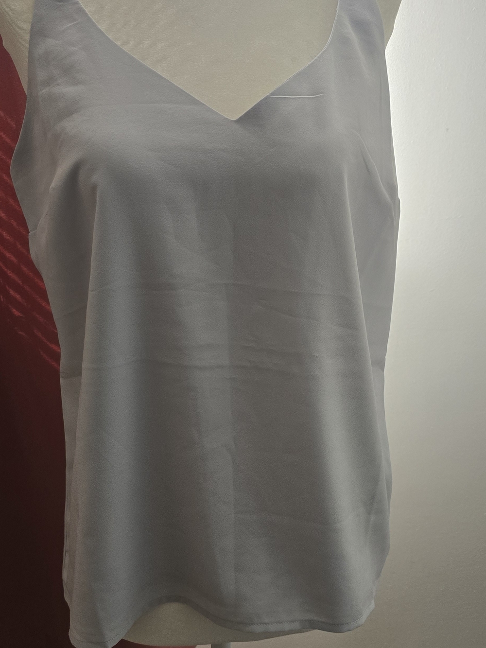 Banana Republic Light Gray V-Neck Cami